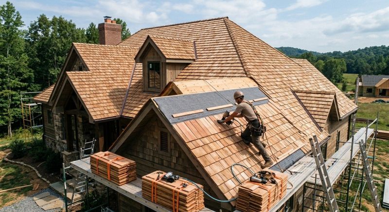 Wood Roofing Installation in Glen Mills, PA