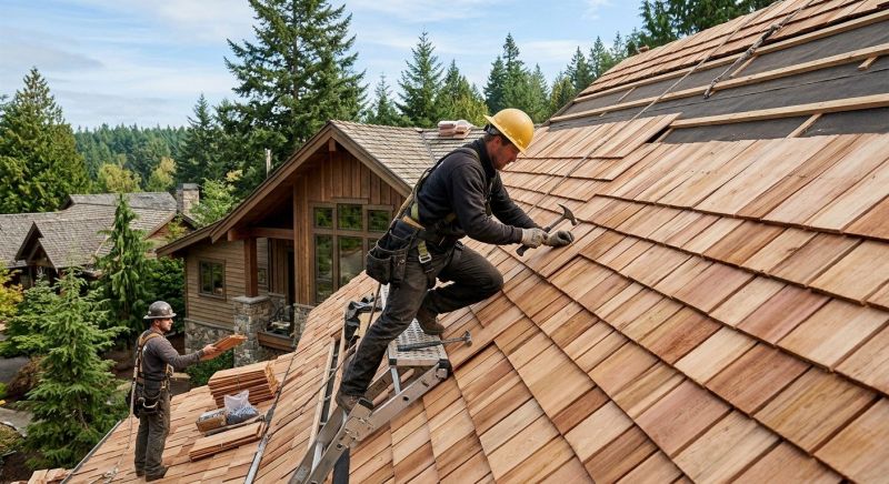 Wood Roofing Installation in Glen Mills, PA