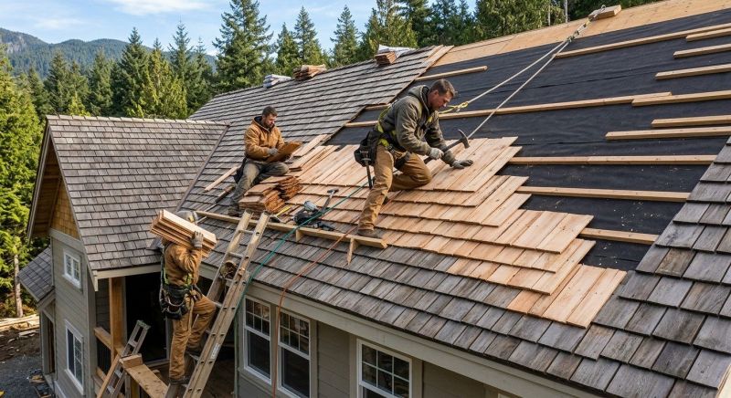 Wood Roofing Installation in New Castle, DE