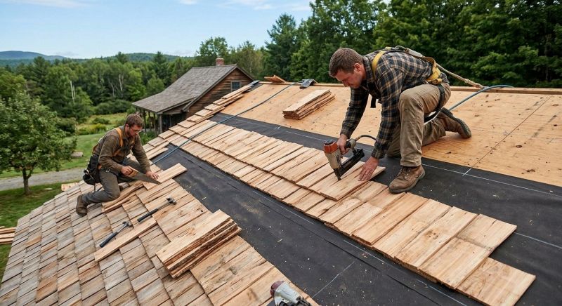 Wood Roofing Installation in New Castle, DE