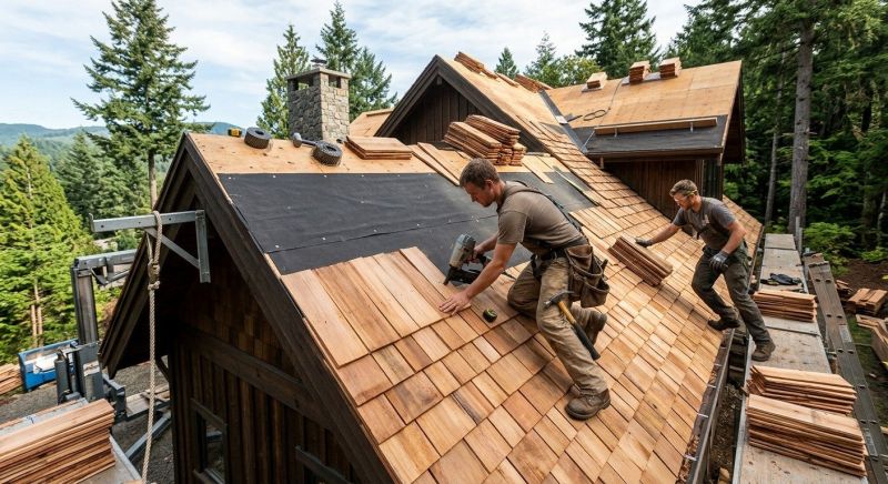 Wood Roofing Installation in Newark, DE
