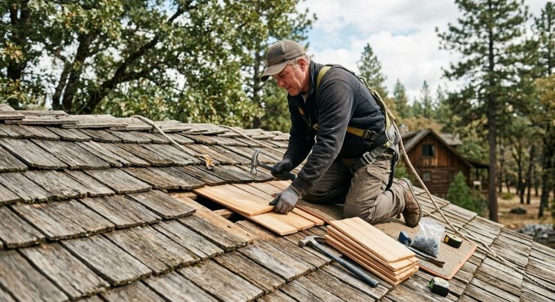 Wood Shake Roof Repair in Avondale, PA