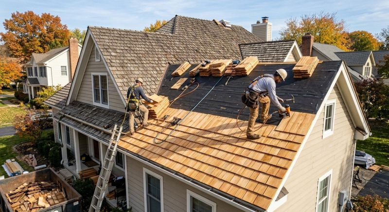 Wood Shake Roof Replacement in New Castle, DE